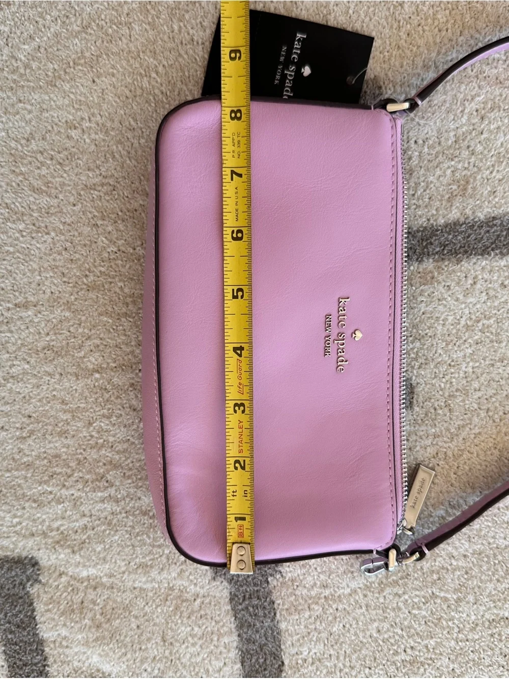 kate spade Light Pink Leather Crossbody Shoulder Bag